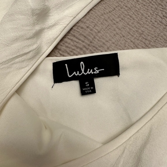 Lulus Guest of Honor White Flounce Dress - Picture 3 of 4